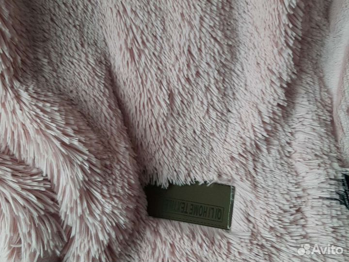 Плед пушистый травка