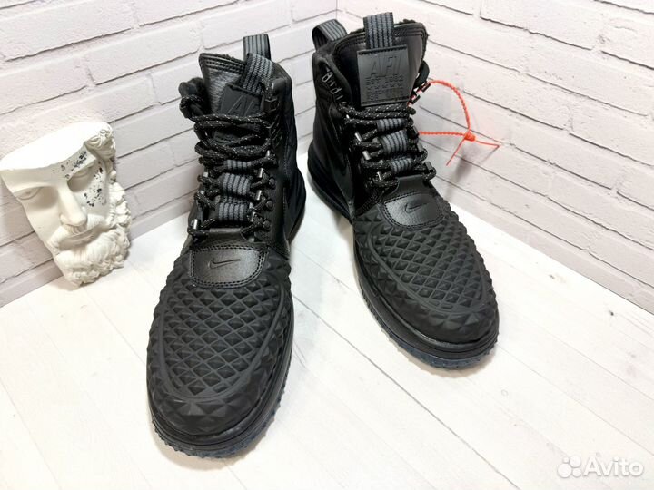Nike force 1 lunar duckboot зимние на меху