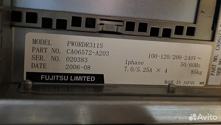 Сервер Fujitsu-Siemens Primepower 650