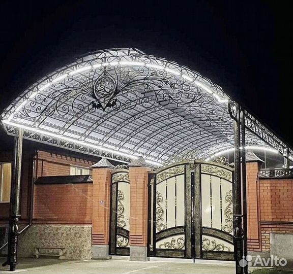 Ворота периоы навесы