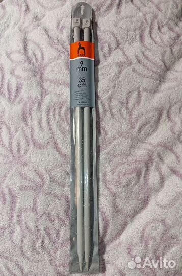 Спицы для вязания, 9 мм/35 см