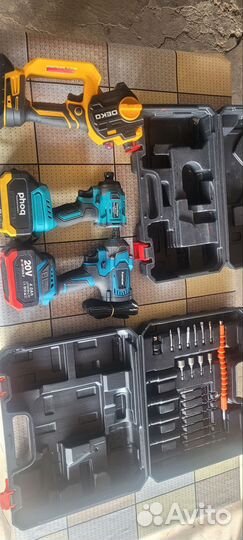 Гайковерт+ винтоверт аккумуляторный