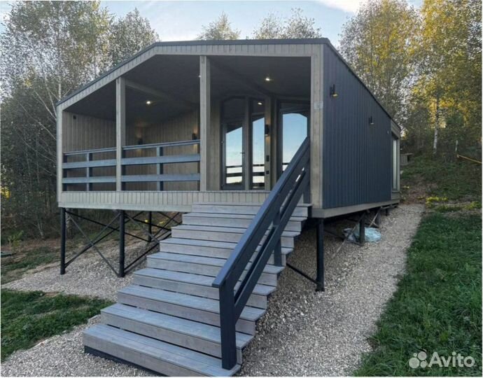 Всесезонный дом на дачу, теплый 75 м кв Артикул гт-4065