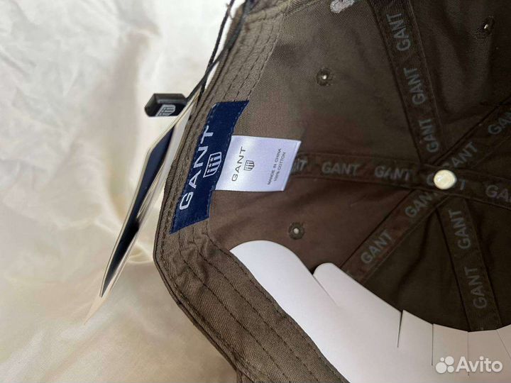 Кепка бейсболка Gant хаки новая