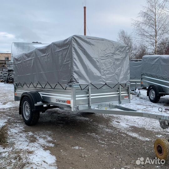 Оцинкованный прицеп Спутник