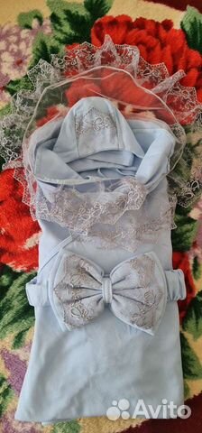 Летний конверт на выписку для мальчика