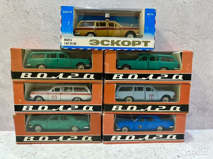 Модель автомобиля газ 24 1/43