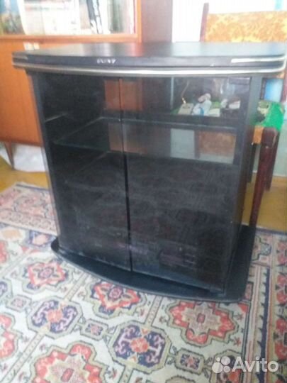 Тумба под телевизор бу стеклянная