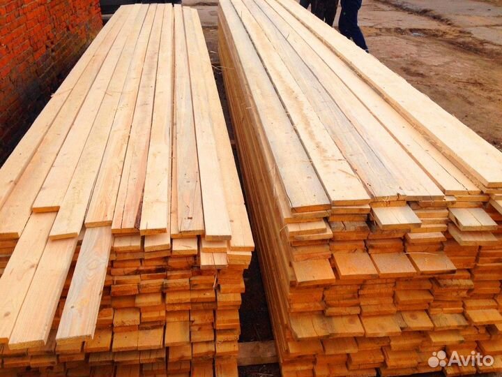 Доска строганная сухая, 45х190мм, сосна