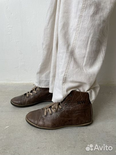 Кожаные кеды RW (kiwi), 38