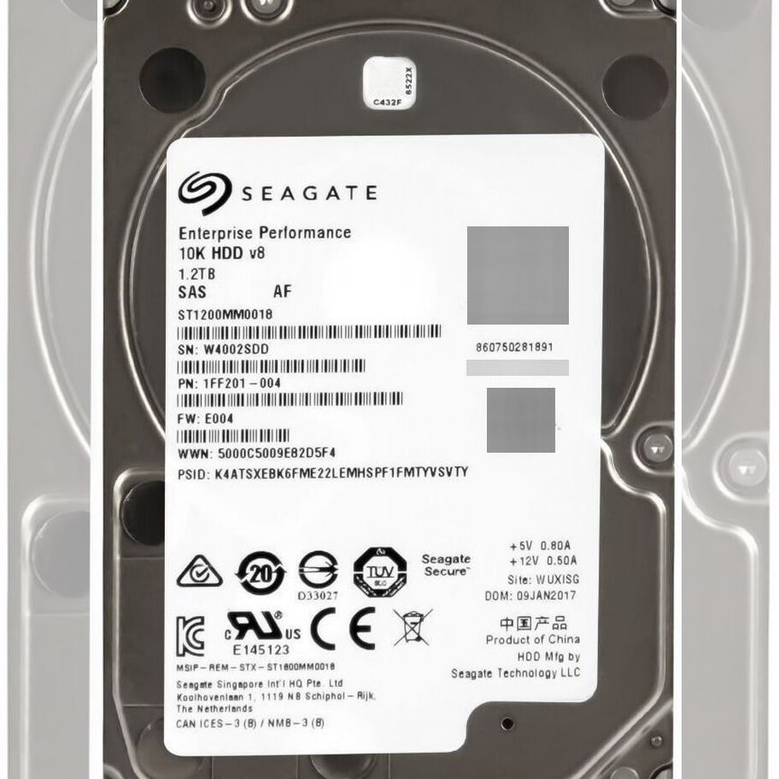 [ST1200MM0018] Жесткий Диск Seagate 1200gb Sas 2,5" St1200mm0018