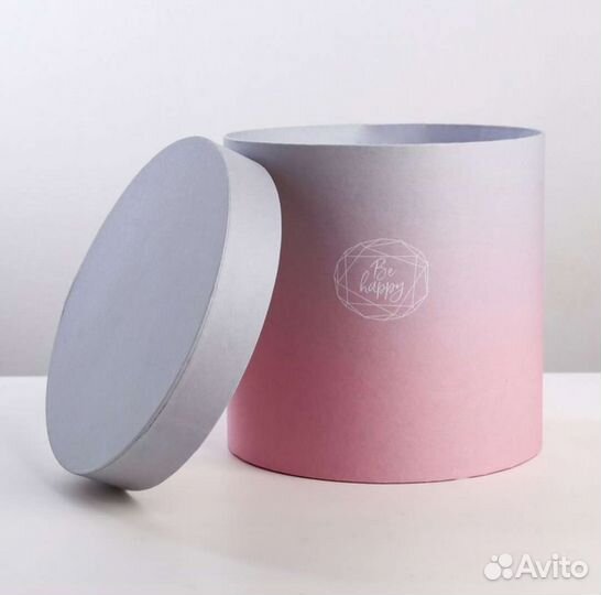 Подарочная коробка круглая