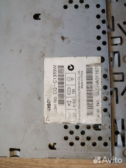 Автомагнитола panasonic