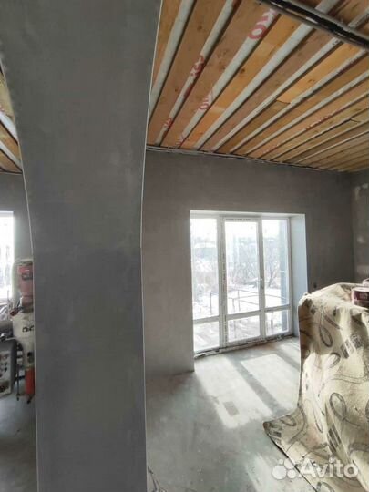 Штукатурка стен с опытные бригады. Михнево