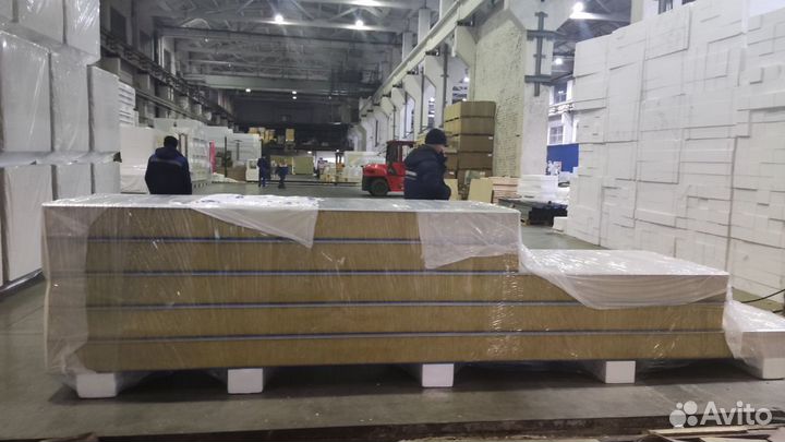 Сэндвич-панели комбинированный вариант