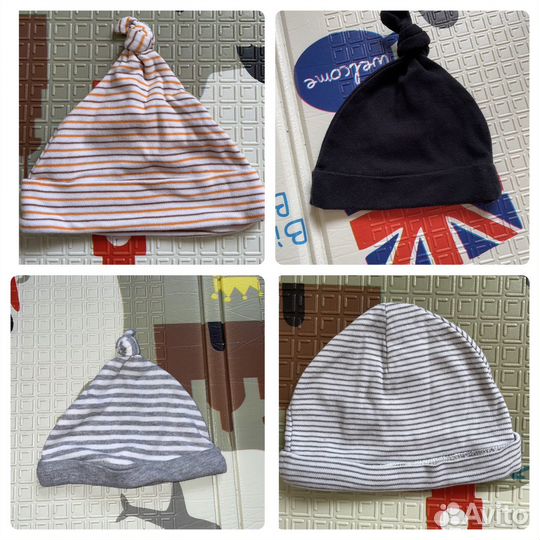 Кепка / Шапка / Комплект / варежки 0-6 мес