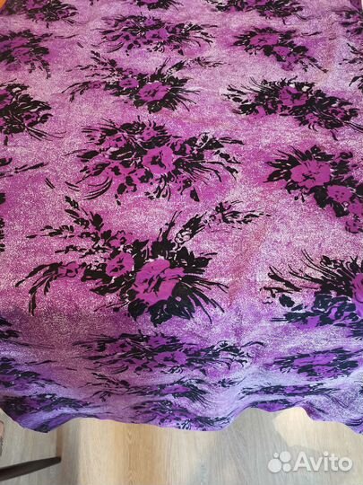 Ткань креп-сатин шёлковый, натуральный, отрез