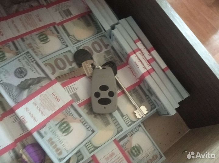 Купюры доллары, новые, билет банка приколов