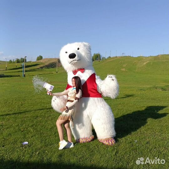 Ростовые куклы, Поздравления, Белый Мишка