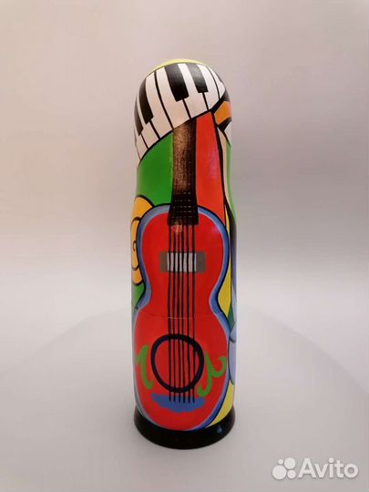 Матрешка футляр для вина под бутылку 0.75