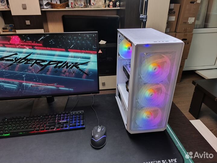 Для игр и учёбы Ryzen5 2600+ RX570 8Gb+2X8Gb