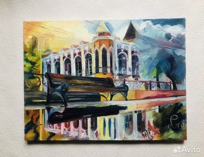 Картина маслом пейзаж