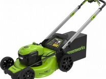 Газонокосилка аккумуляторная greenworks GD40LM48SP