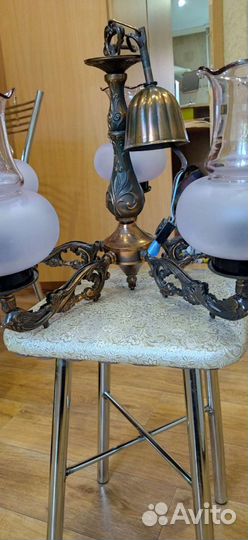 Бронзовая люстра СССР