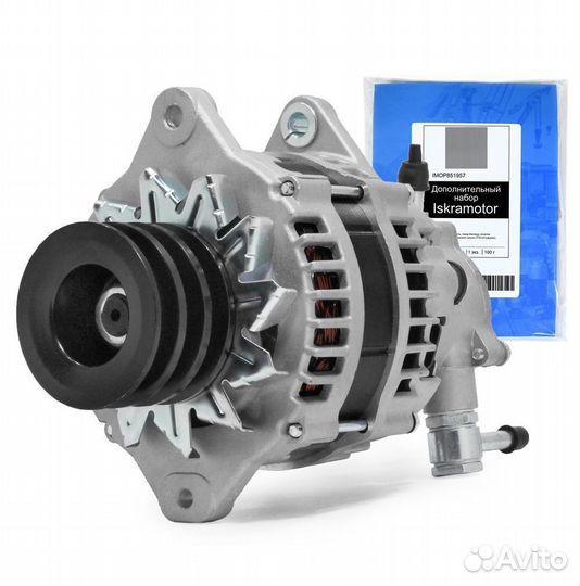 Генератор isuzu 4HF1, 4HE1, bogdan, паз, 24V, 80Am