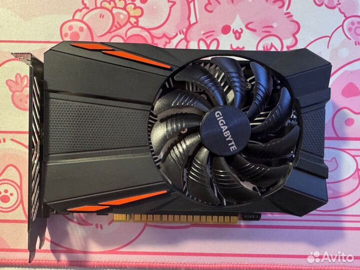 Видеокарта gigabyte GTX 1050ti OC 4G