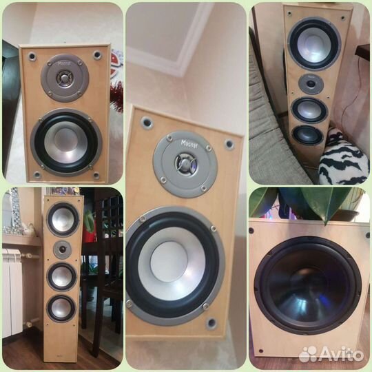 Колонки Magnat и ресивер yamaha RX-V757