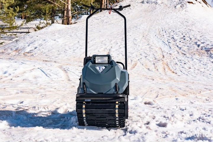 Мотобуксировщик Бурлак-М2 FK короткий на катках