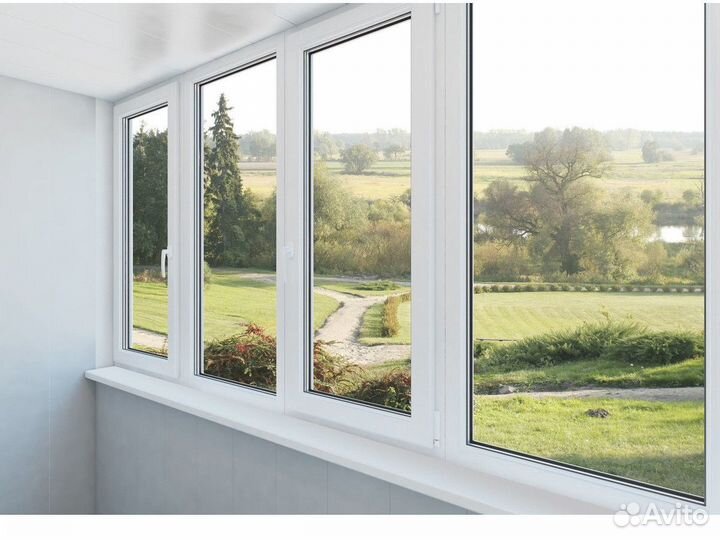 Лоджия окна пластиковые