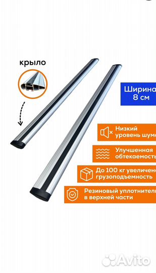 Поперечины на интегрированные рейлинги