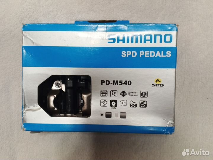 Педали Shimano PD-M540 SPD новые