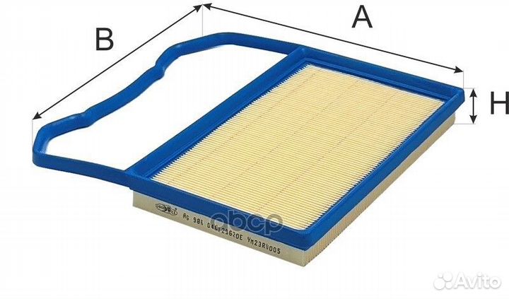 Фильтр воздушный seatibiza VI,VW