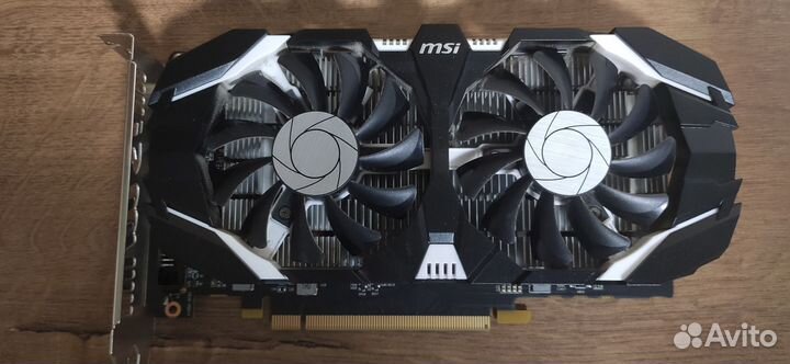 Видеокарта MSI gtx 1050 ti 4gb oc