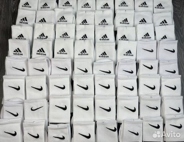 Носки Nike высокие белые объявление продам