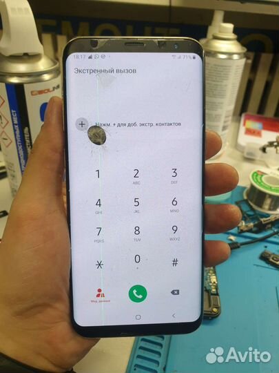 Дисплей samsung s8 plus, G955f. Дефектный