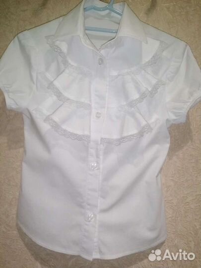 Рубашка для девочки 122-128