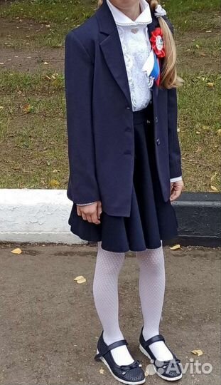 Пиджак школьный 128 для девочки