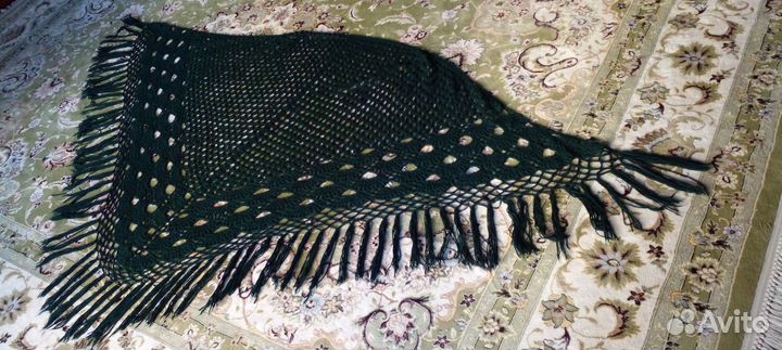 Шаль вязаная, шаль пуховая