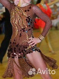 Платье для бальных танцев латина