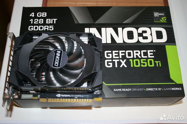 Видеокарта inno3D GeForce GTX 1050 Ti