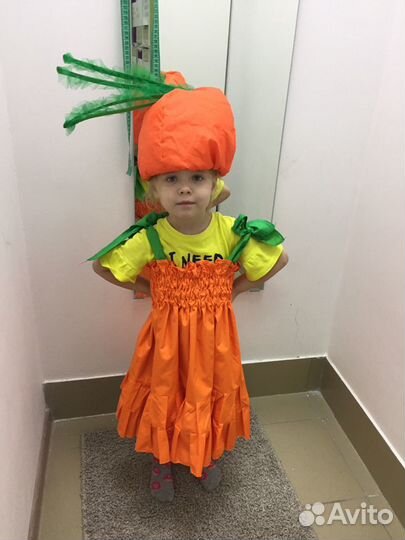 Карнавальные костюмы напрокат 98-110 овощи, фрукт