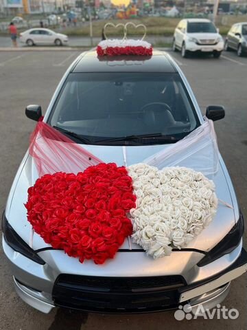 Свадебные украшения на машину аренда