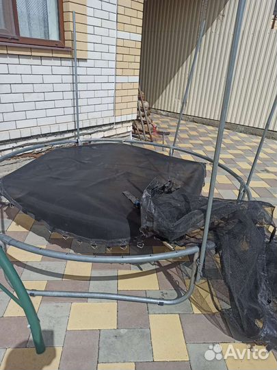 Батут с сеткой бу