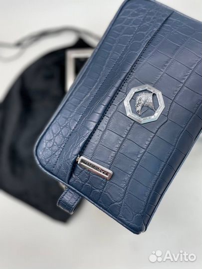 Мужской клатч из кожи крокодила Stefano Ricci