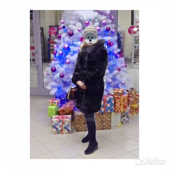 Шуба женская натуральная бу