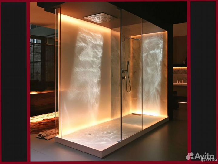 Душевые стеклянные ограждения за 24 часа